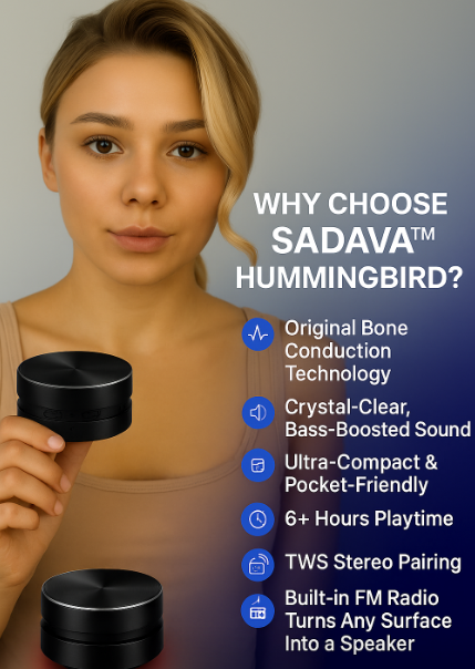 Sadava™ Hummingbird — The Pocket Speaker That Adapts to You! Black Friday Sale